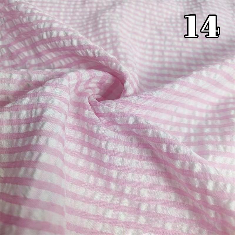Тонкая ткань в клетку «жатка» для рукоделия, мягкая ткань для платья, рубашки, брюк, скатерти, шитья, DIY, хлопково-полиэстеровый материал