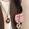 Imitation Camel Bone Pendant Necklace - Women's Unique Autumn & Winter Sweater Chain Accessory