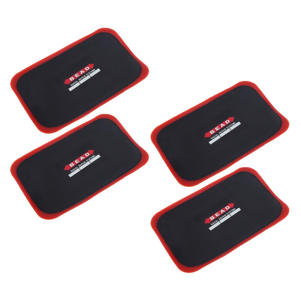 10Pcs Tire Patch 80 X 130mm Rubber Thickened Rectangle Strong Adhesive Tire Tube Repair Patch for