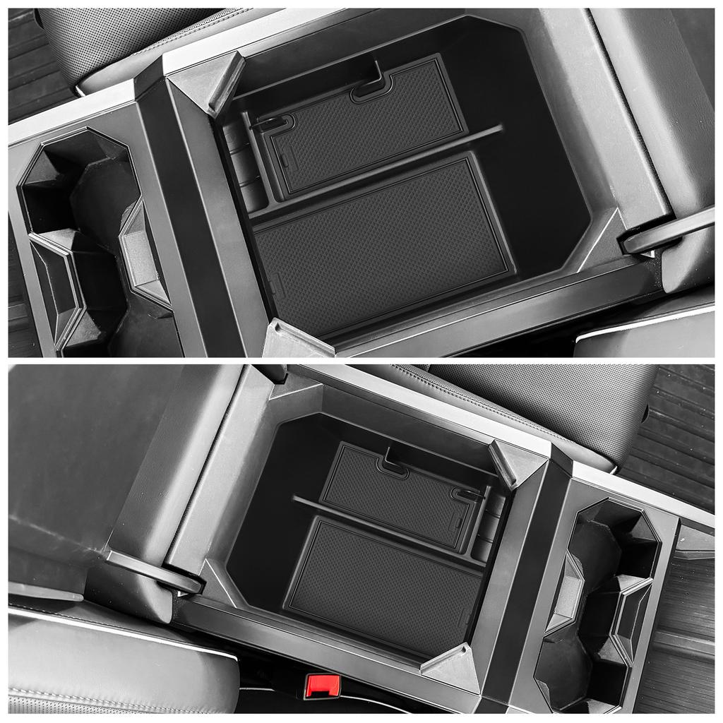 Для Tesla Cybertruck 2025 2025 Подлокотник центральной консоли Ящик для хранения Органайзер Поддержание порядка Аксессуары для интерьера автомобиля