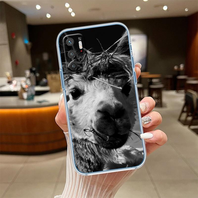 NH5 Alpaca Transparent Phone Case for LG K22 K30 K40 K40S K41 K42 K50 K50S K51 K51S K52 K61 K62 K71 K92 Q60 Q61 V40 V50 V60