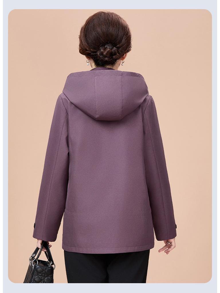 Женская зимняя куртка средней длины со съемной подкладкой - Утепленное, теплое пуховое пальто для женщин среднего и пожилого возраста