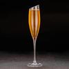 1 шт. Бокалы-флейты для шампанского с золотой отделкой, Бокалы для коктейлей, Элегантно оформленные, Выдувные, Без свинца, Бокалы для шампанского