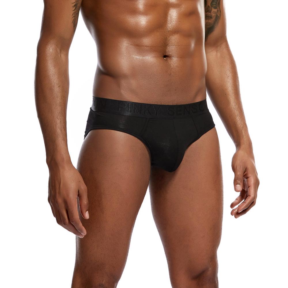 Мужское сексуальное нижнее белье с буквенным принтом, боксеры, шорты, трусы с выпуклой сумкой