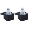 Yousheng 1/2Pcs Halloween Middle Finger Ghost Box Ornament Popping Ghost in A Case Desktop Decoration Teasing Friends Tricky Props Gag Prank Gift