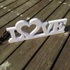 Свадебные украшения большого размера, стерео белые буквы LOVE, реквизит для свадебной вечеринки, 30*12 см, аксессуар для домашнего декора