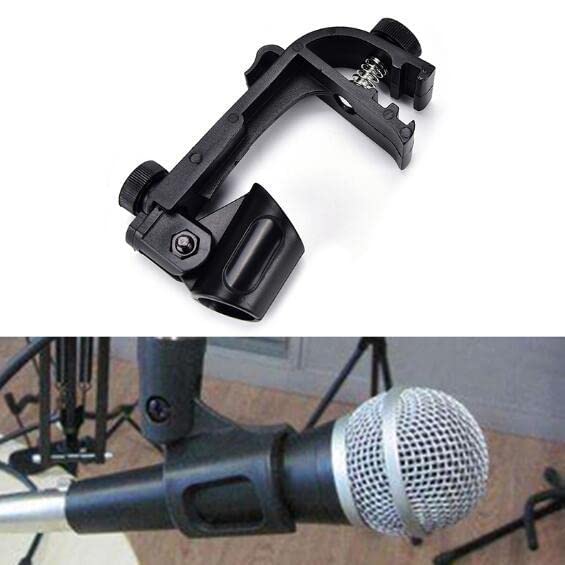 Dreld Drum Mic Clamp Adjustable 2 Pack Black DC-2B