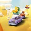 Нетоксичные строительные блоки Garfield для автомобиля, Город, Волшебный мультяшный кот, Коллекция фигурок из аниме, Модель для демонстрации, Игрушки-кирпичики DIY для детей, Подарок на день рождения