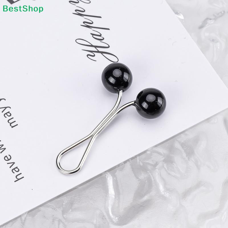 New U-Shaped Pearl Brooch Fixed Straps Anti Slip Scarf Pin DIY Sewing Multi-Purpose Scarf Adjuster Lady Fixed Pins