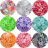 60 шт., аксессуары для самостоятельного изготовления, многоцветные с отверстием, браслет, ожерелье, изготовление ручной работы, цвет AB для изготовления ювелирных изделий, свободные бусины-разделители, бусины-бабочки
