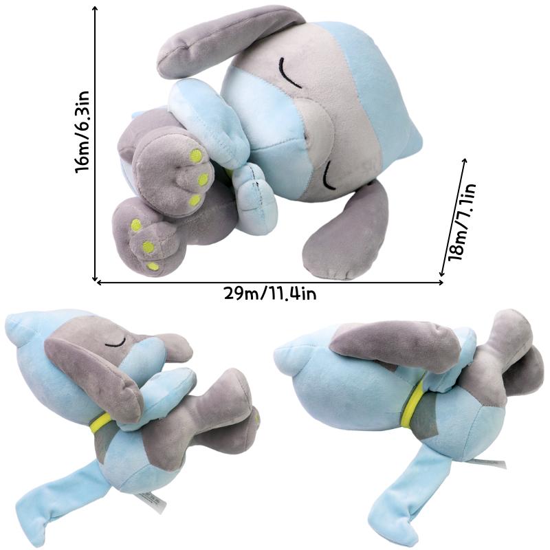 Kawaii Pokemon Sleep Cubone Slowpoke Chikorita Psyduck Lucario Piplup плюшевые игрушки-подушки Lapras Furret Dragonair Mew Peluche Doll