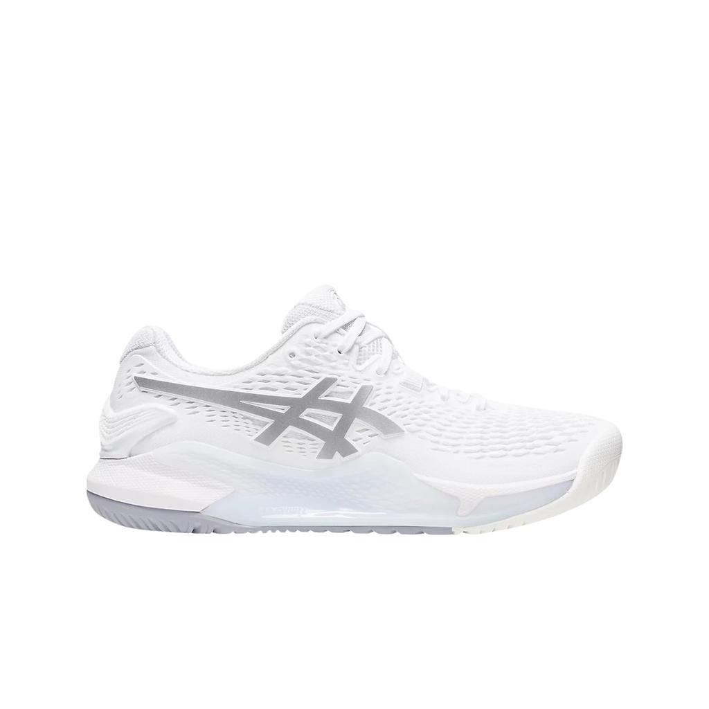(w) Asics Gel-resolution 9 White Pure Silver