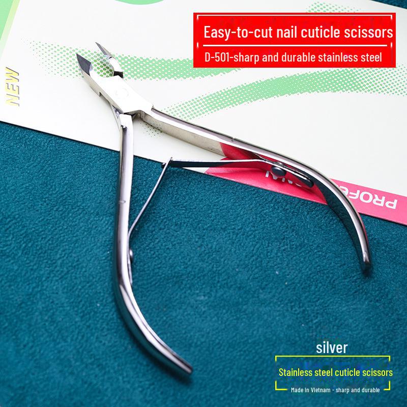 Nail Care Set: Cuticle Scissors, Manicure Files, Steel Push, Pedicure Knife, Nail Scissors for Home & Salon
