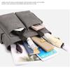 High-grade Canvas Briefcase, Large Capacity Ladies Fashion Handbag, Multi-pocket Versatile Shoulder Bag, Outing Commuter Bag