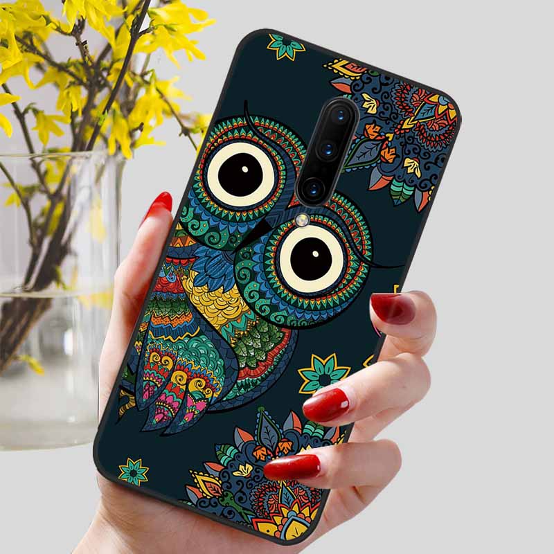 Phone Cover For Oneplus 7 Pro Case Lovely Printed TPU Silicon Soft Capa On for One Plus 7 7T Pro Oneplus7 7Pro Protection Covers