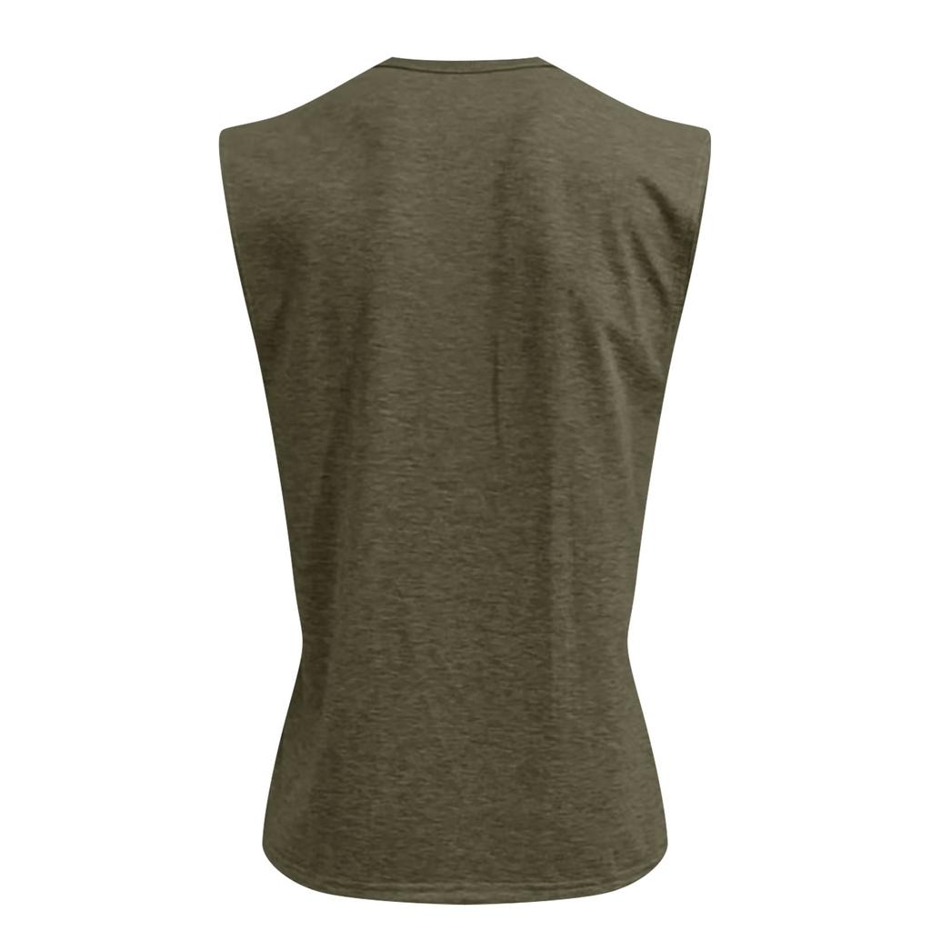 Летняя мужская однотонная тонкая рубашка поло с широкими плечами, повседневный спортивный жилет