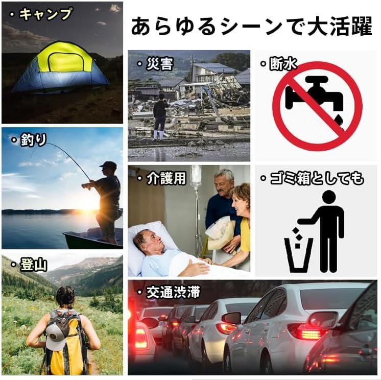 OBEST новейший простой модернизированный портативный мешок для хранения груза портативный мешок для утилизации простой аварийный портативный временный легко собираемый туалет,