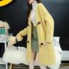Loose and Lazy Style Knitted Cardigan for Women Long Sweater for Women Knitted Sweater Stylish Knitted Coat for Spring Autumn and Winter