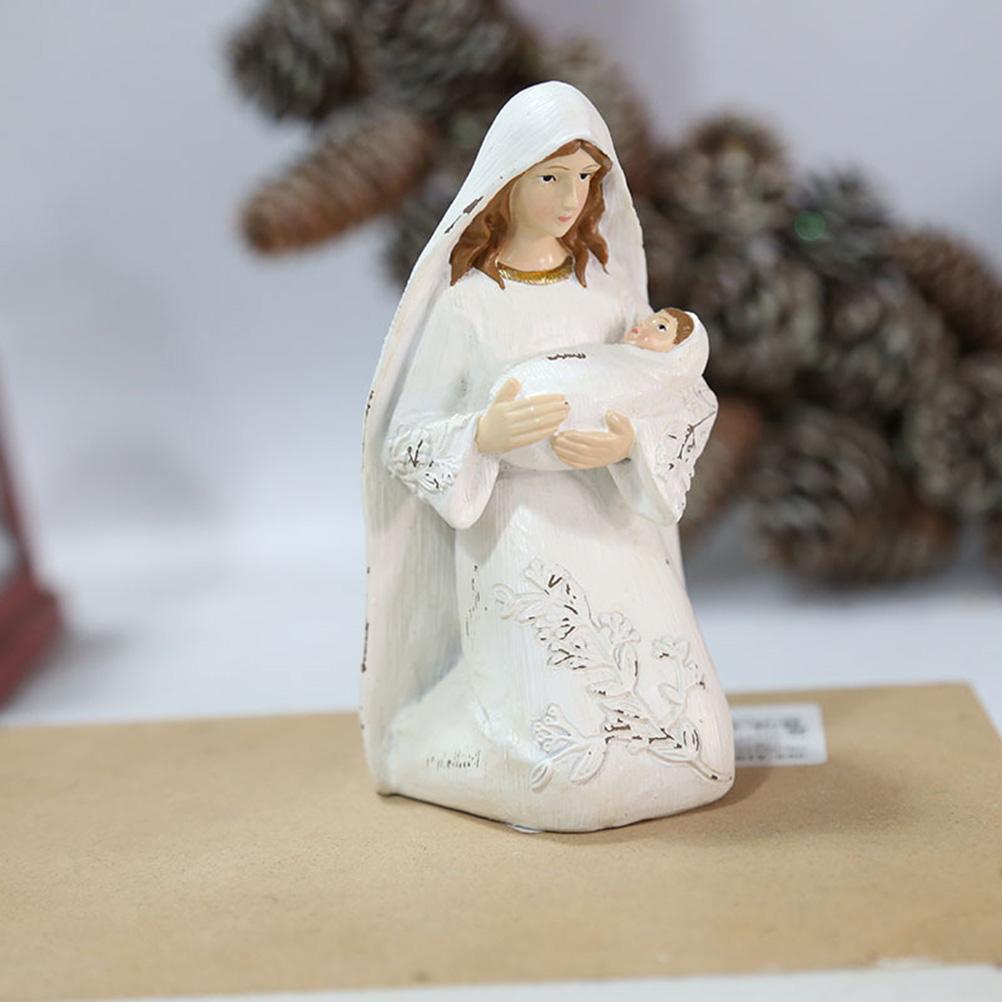 Christmas Nativity Figures Ornaments Resin Craft Traditional Nativity Scene Figures Resin Figures
