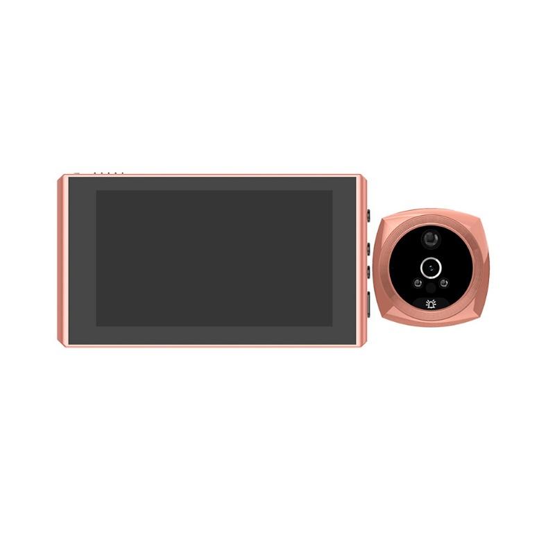 4.3 Inch Peephole Video Doorbell 160° Degree Wide Angle PIR Smart Home Camera Door BellAA