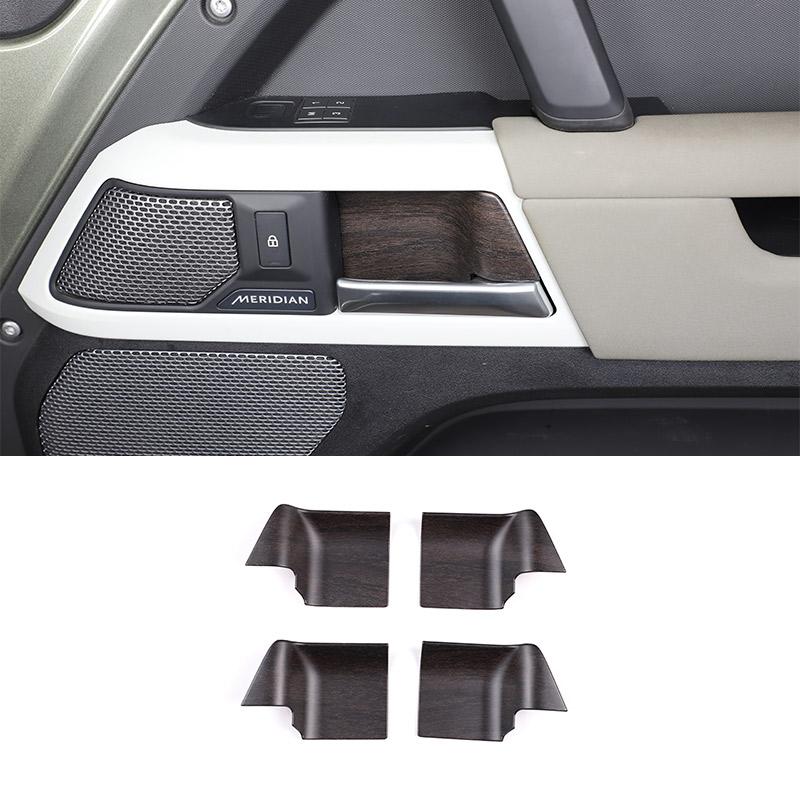 ABS Oak wood grain For Land Rover Defender 110 2020-2025 Car Interior Modification Protection Cover Decorative Patch Accessories