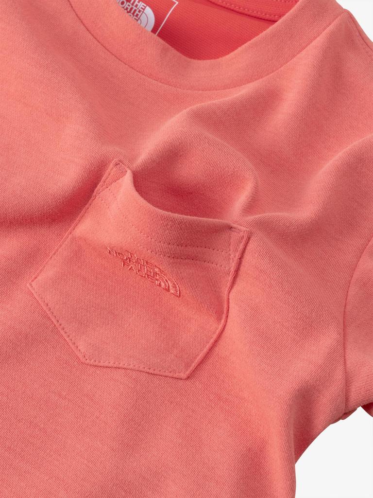 The North Face Long Sleeve Heat Protection Living Size 120 Tee, Coral,