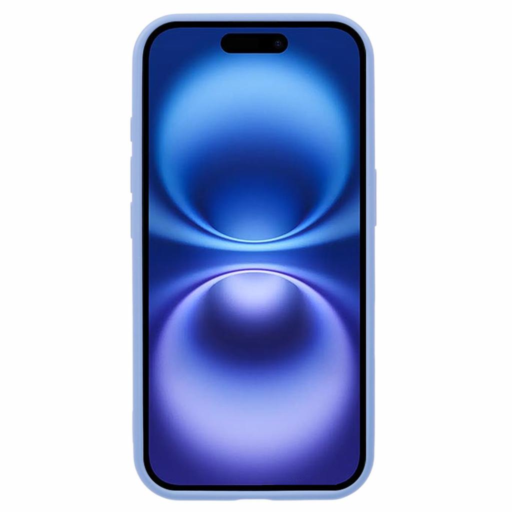 For iPhone 16 Case Compatible with MagSafe Shockproof PC+TPU Clear Phone Cover - Blue