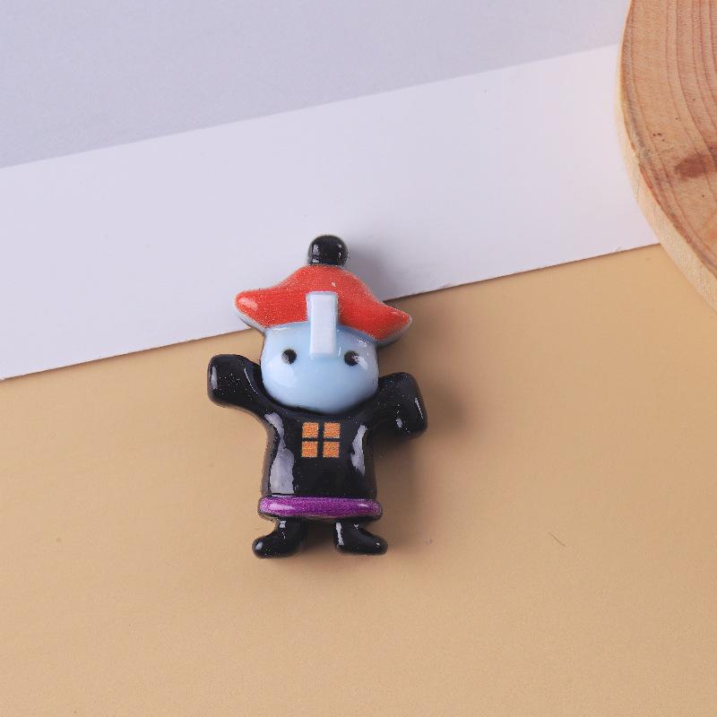 Украшения из смолы на Хэллоуин, сделанные вручную, полукруглые: Нашивки с тыквой, черепом и привидением