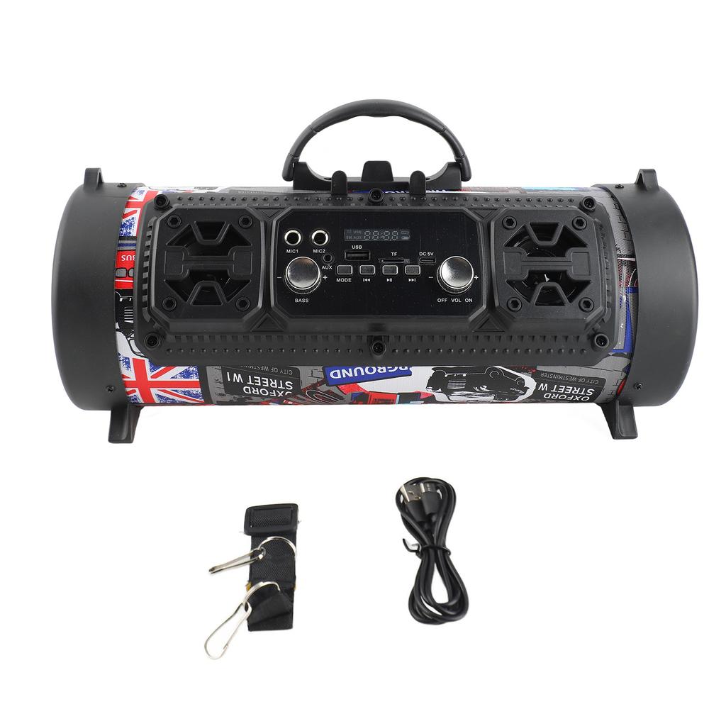 Bluetooth-динамики Graffiti RGB Беспроводной динамик с голосовым подключением и сабвуфером для домашней вечеринки