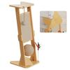 Кошачий коготь настенный угол царапка для натурального деревянного кота кошачий подвесной шар большой пеньковый коготь заточка пеньковая мебель и настенный угол сизалевая пеньковая точилка,