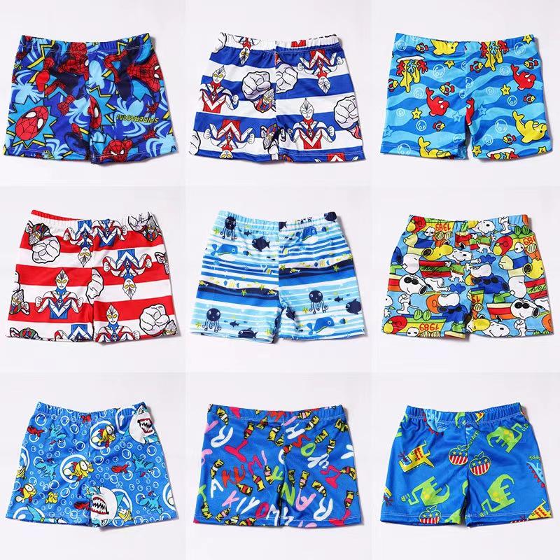 Men's Summer Solid Color Breathable Swim Trunks - Square Leg, Loose Fit, Disposable, for Boys and Adults.