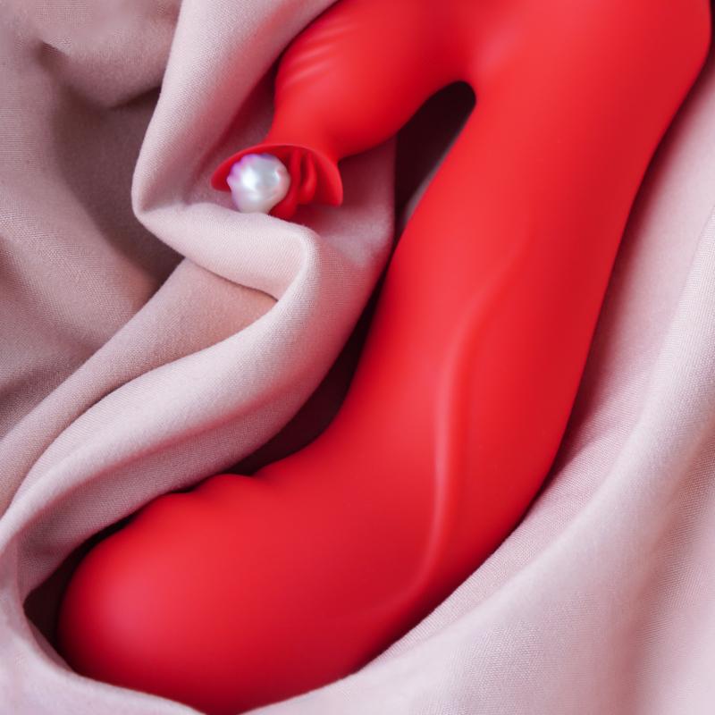 Вибратор для точки G для женщин, фаллоимитатор с подогревом и стимуляцией клитора, массаж влагалища, секс-игрушка для пары