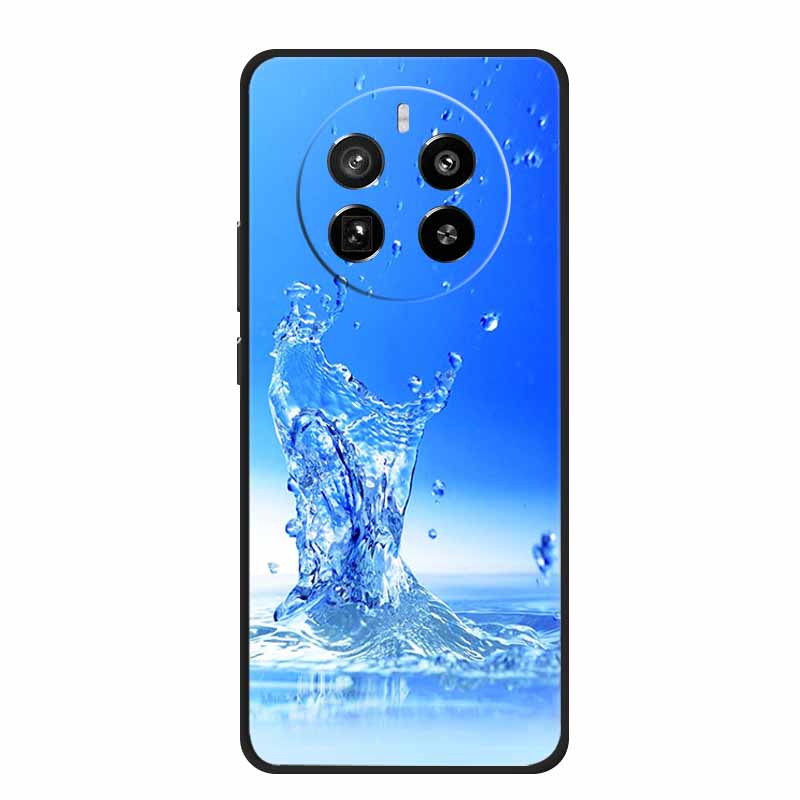 Чехол для Realme 12 Pro Realme12 Pro Plus 6.7" Черный Силиконовый Мягкий Чехол для Телефона Для Realme 12 Pro Задняя Крышка Чехол 12Pro Coque Оболочка