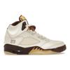 Air 5 Retro Golden Ticket Women Sneakers Cream Earth Metallic-Gold DD9336-200