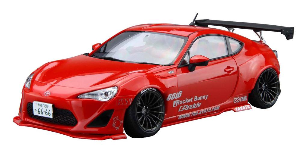 Aoshima Bunka Kyozai Серия 'Тюнингованные Автомобили' 1 Toyota ZN6 TOYOTA86 GREDDY ROCKET BUNNY ENKEI Пластиковая Модель (АОСИМА) 1/24 Нет. '12 & Вер.