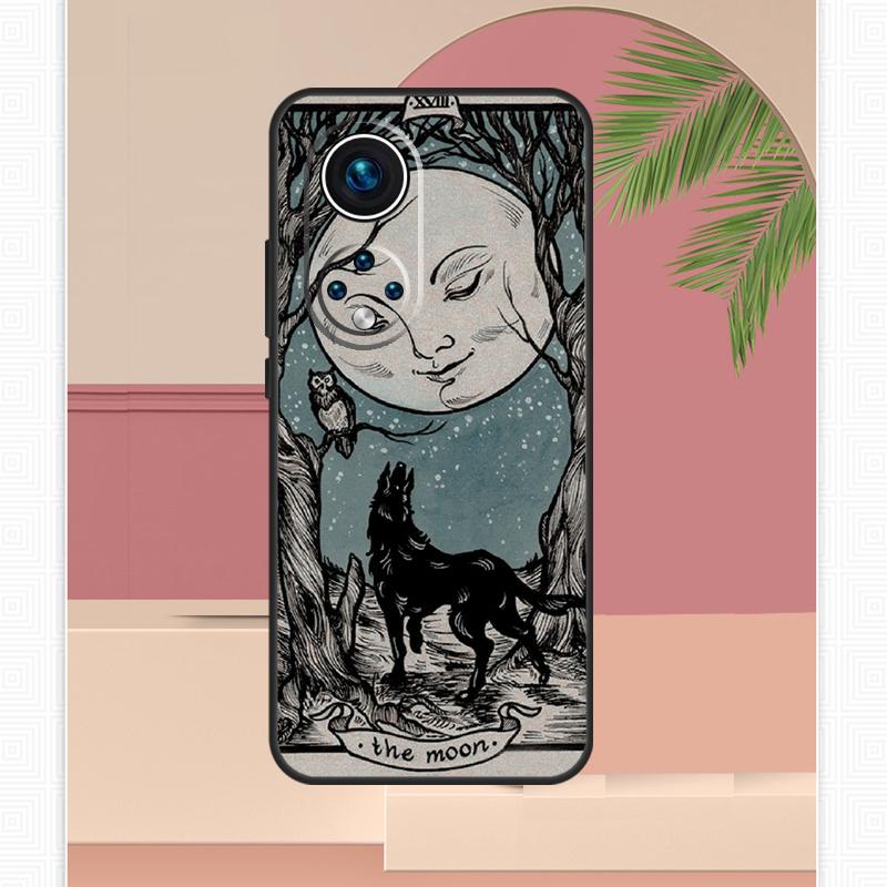 Чехол для карт Таро 'Лунная Ведьма' для Honor Magic 7 6 5 Lite 200 400 Pro Honor X9c X9b X9a X8b X8a X8 X9 50 70 90 Чехол