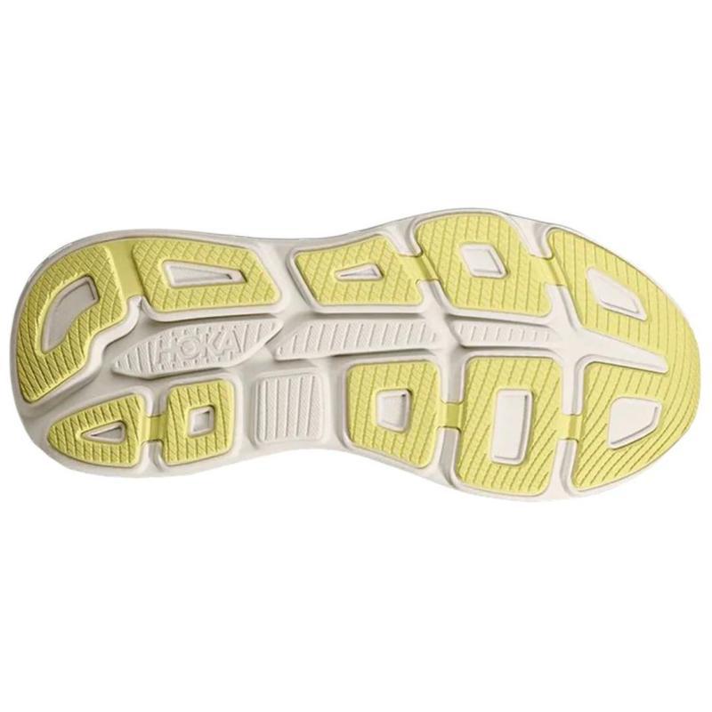 HOKA One One Bondi 9 Устойчивые к скольжению и истиранию Низкие кроссовки для бега на длинные дистанции Женские Зеленые Широкая посадка 1162014-BTF