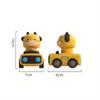 Birthday Gifts Press To Go Car Toy Cartoon Infant Play Vehicle  Toddlers 1-3