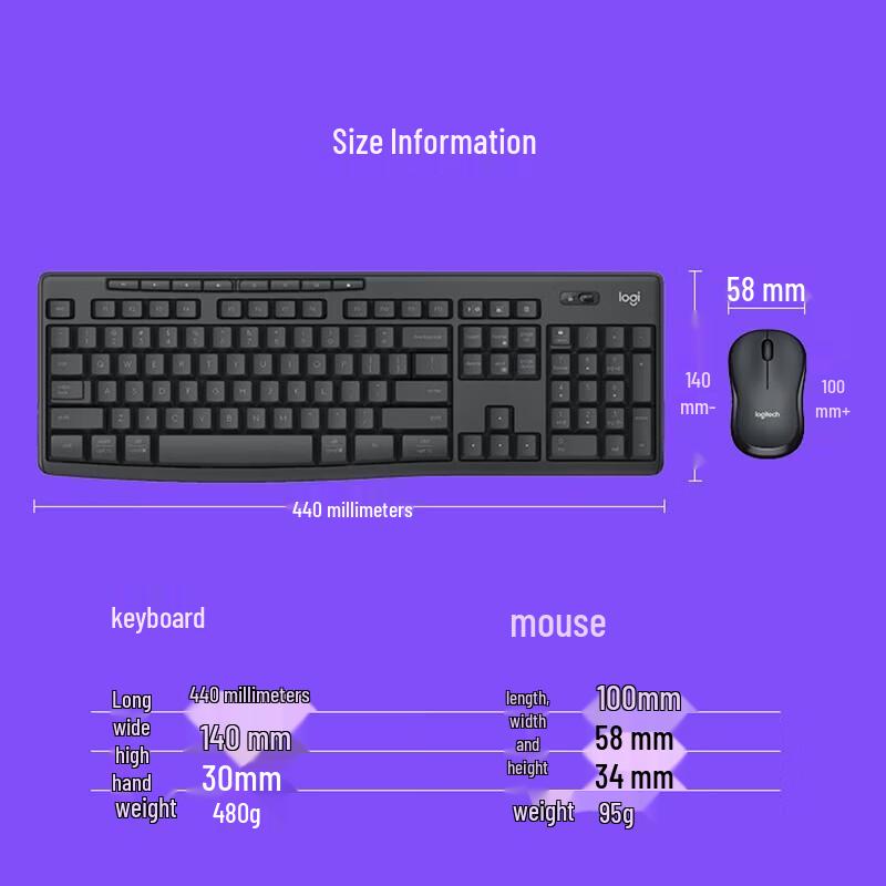 Logitech MK370 Wireless Bluetooth Keyboard and Mouse Combo