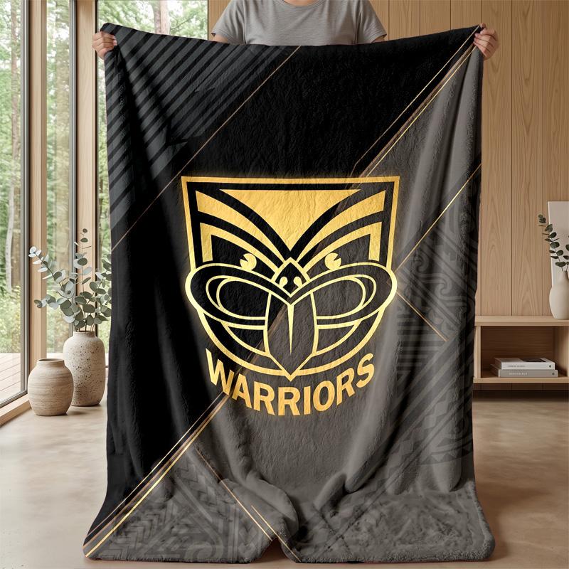Wigan Warriors Flannel Fleece Blanket Cozy Warm Throw Blanket For Couch Bed Travel All Season Use