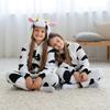 Piżama Onesie Kigurumi Kostium Przebranie Krowa Dzieci 95-105Cm