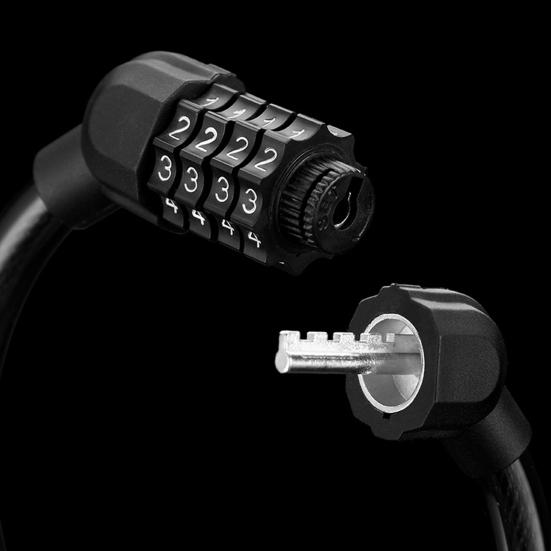 Портативный противоугонный кодовый замок-кольцо для велосипеда для горного велосипеда