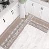 Набор кухонных напольных ковриков, противоскользящий, против усталости, быстросохнущий моющийся ковер, впитывающий коврик для ванной комнаты, прихожая, длинный ковер для спальни