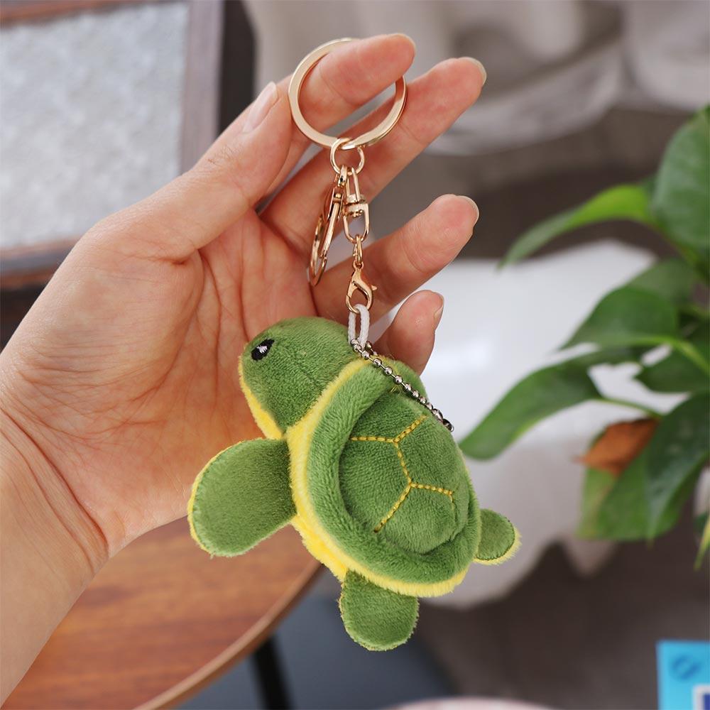 Plush Turtle Plush Keychains PP cotton Turtle Plush Keyring Turtle Plush Pendant Accessories