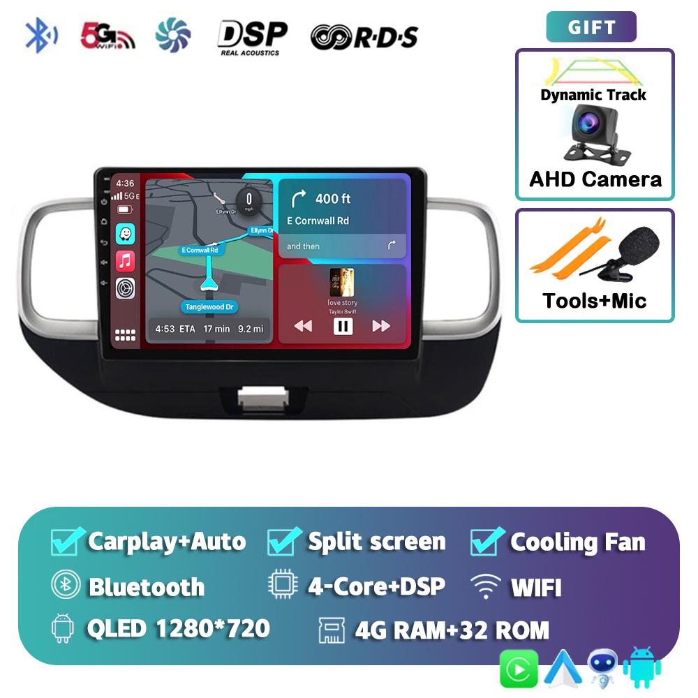 Android 14 Carplay Auto For HYUNDAI Venue 2019 2020 Car Radio Autoradio Multimedia Video Player GPS Navigation Stereo 2din Dvd