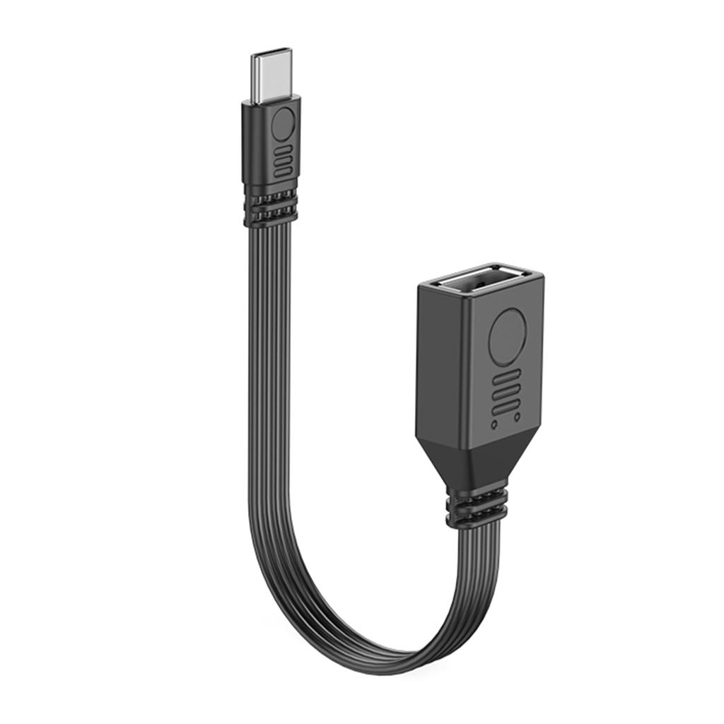 Адаптер USB C на USB 2.0, тип C, штекер на USB-гнездо, тип C, кабель OTG для ноутбука, компьютера, планшета