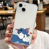 Чехол S-4 Tom and Jerry для iPhone 11 12 13 14 15 16 Pro Max Redmi A3 9A 9C 10A 10C 13C Note 9 11 Samsung S24 S21 S20 Ultra Plus A04S A05S
