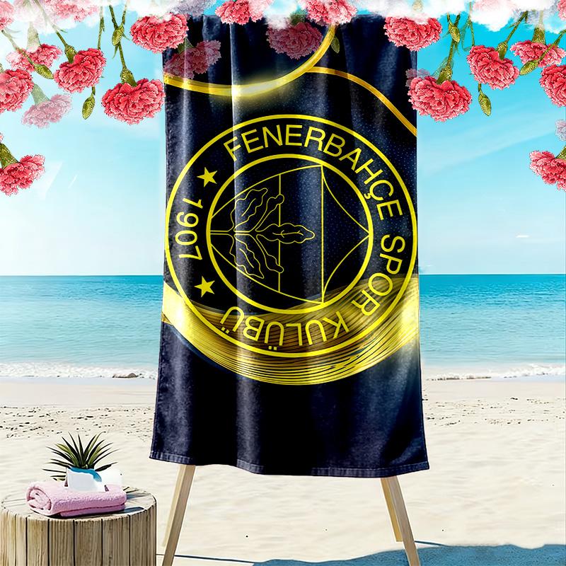 Fenerbahce2 Print Beach Towel, Large Soft Quick Dry Towel for Beach Camping Swimming