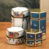 Container Tea Set Accessories Hexagonal Empty Tea Organizer Tea Pot Tea Storage Tank Tea Box