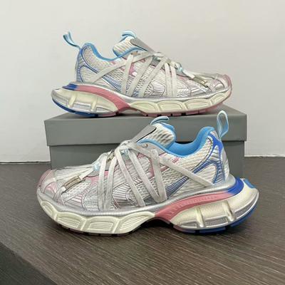 Модная повседневная обувь серебристая пара папины кроссовки 2025 новая женская обувь сетчатые кроссовки женские осенние звезда тот же стиль плоские спортивные противоскользящие